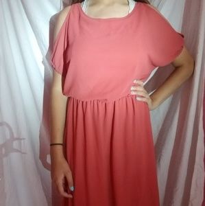 Peach The Hanger Dress